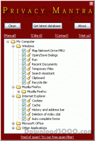 Privacy Mantra screenshot
